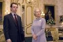 Queen Elizabeth II and Tony Blair share a laugh