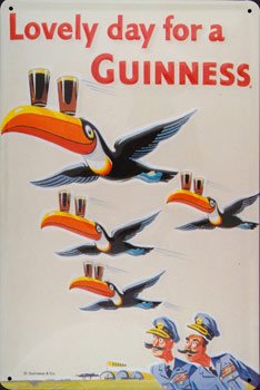 Guinness beer toucan advertisement