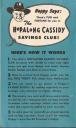 Hoplang Cassidy Savings Club Rules