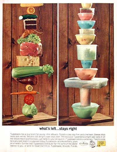 Tupperware ad, 1962