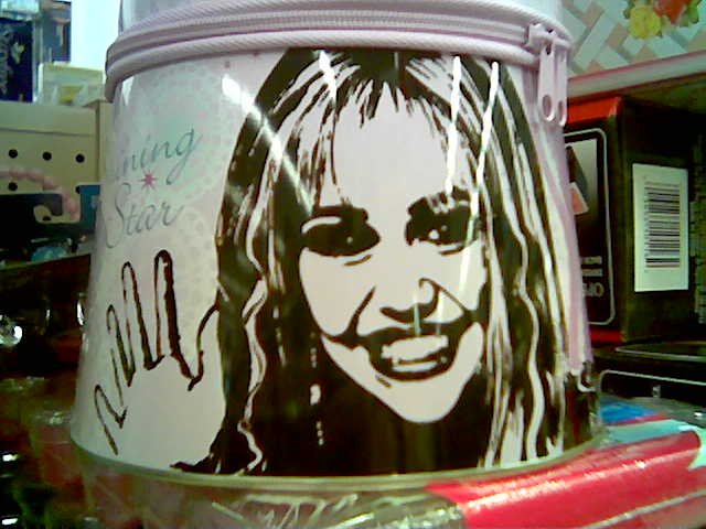 Creepy Hannah Montana tin