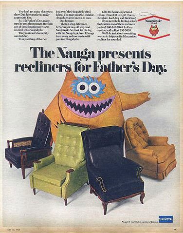 Naugahyde, c. 1960s Naugahyde, c. 1960s