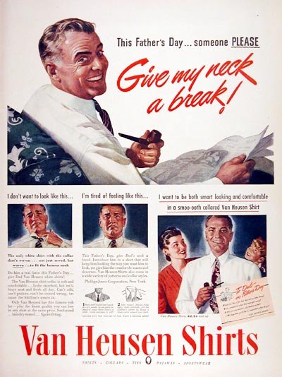 Van Heusen shirts, 1943 Van Heusen shirts, 1943