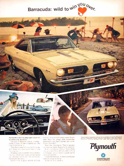1967 Plymouth Barracuda advertisement