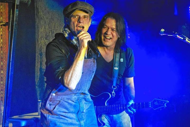 Eddie Van Halen and David Lee Roth at Cafe Wha?, 1/5/2012