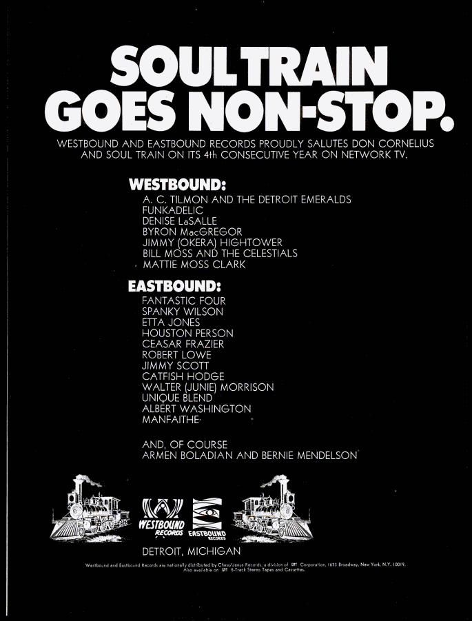 'Soul Train'/Don Cornelius Billboard magazine spotlight - September 28, 1974