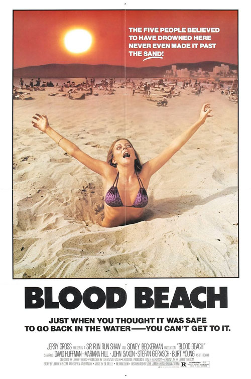 Blood Beach (1981) movie poster