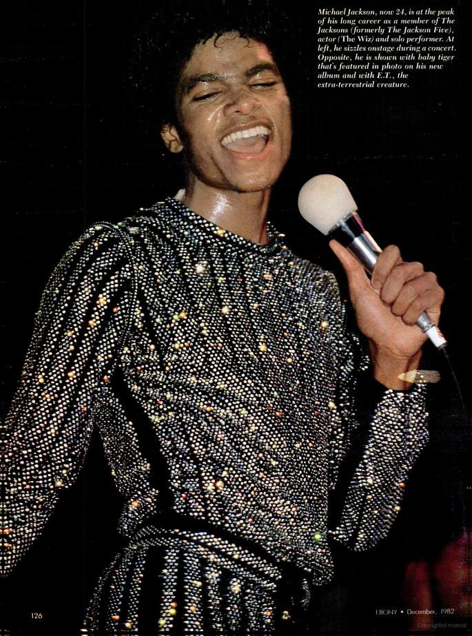 Michael Jackson 1982 Ebony Magazine Spotlight