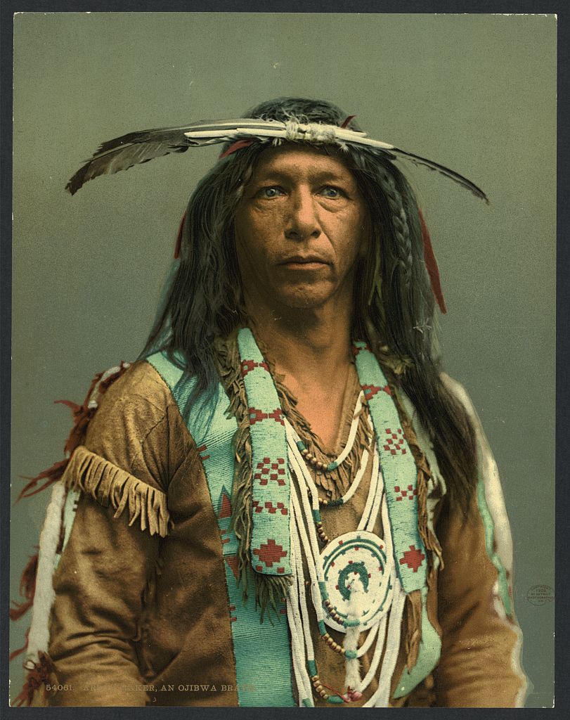 Arrowmaker, an Ojibwa brave (c. 1903)