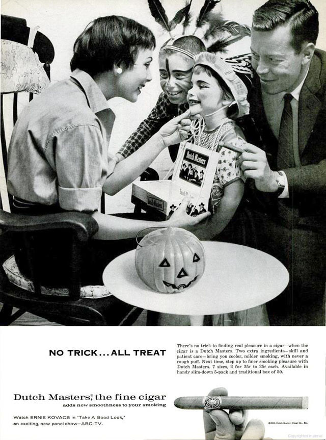 Dutch Masters Halloween ad (1959)
