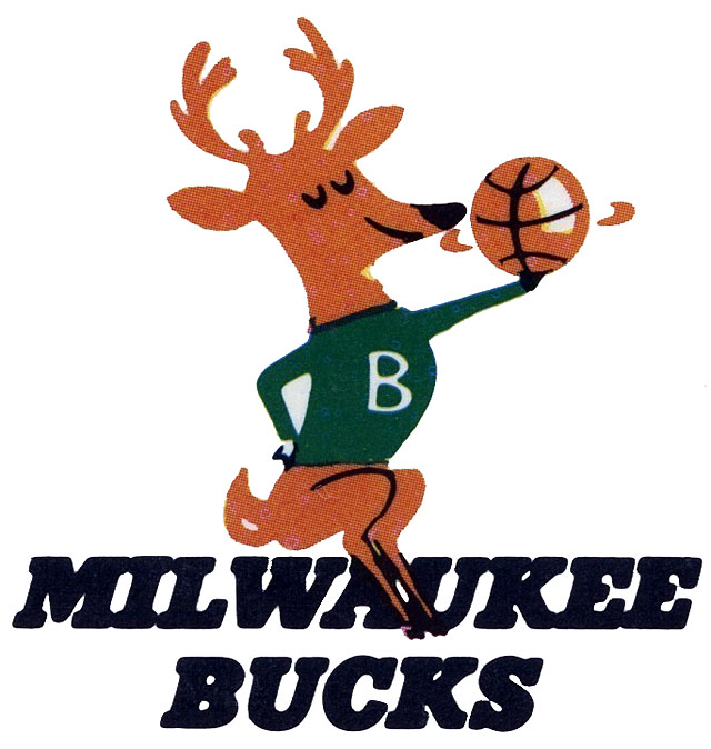 Milwaukee Bucks primary logo (1968 - 1993)