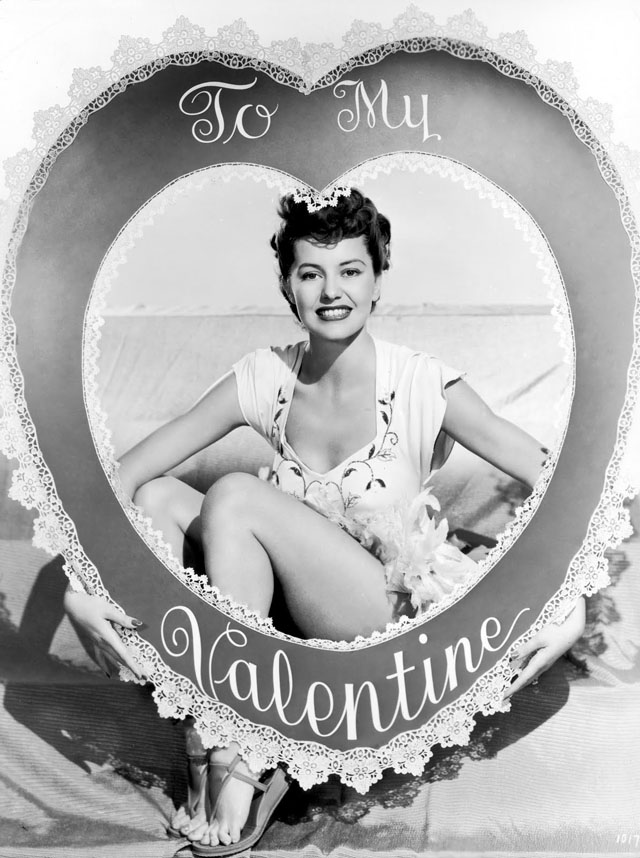 Vintage Valentine's Day Pin-Up - Cyd Charisse