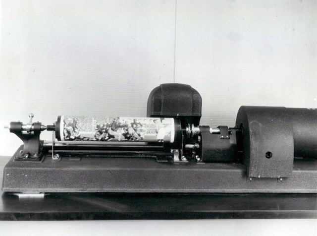 Vintage 1930s wire photo service transmission machine