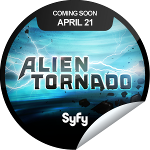 Syfy channel Alien Tornado GetGlue sticker