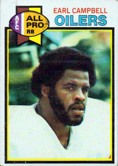 Earl Campbell 1979 Topps football card