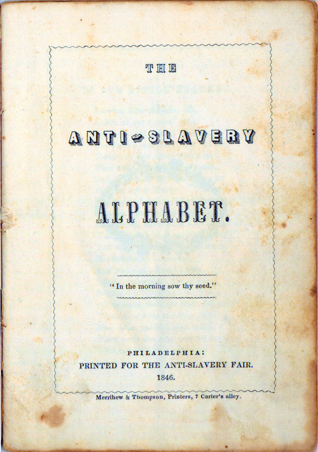 The Anti-Slavery Alphabet (1846)