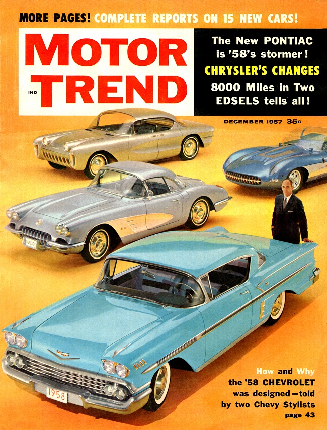 1955 Chevrolet Biscayne magazine cover