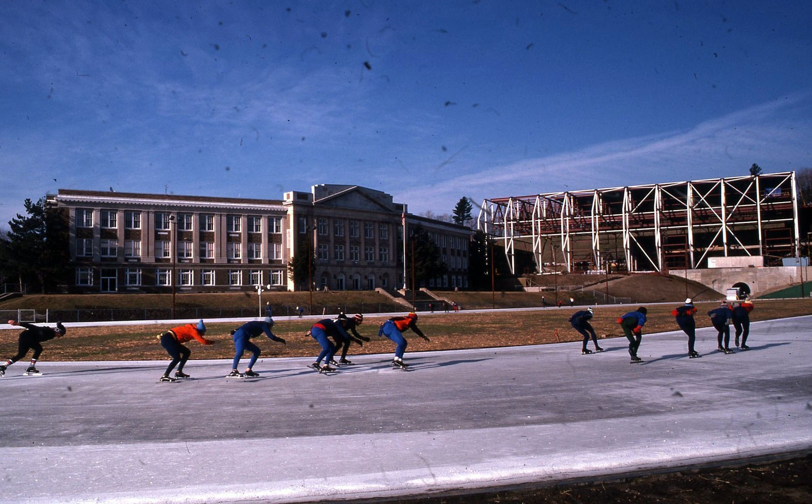 Construction for the 1980 Winter Olympics, Lake Placid, NY