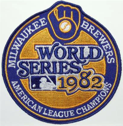 Milwaukee Brewers 1982 World Series patch