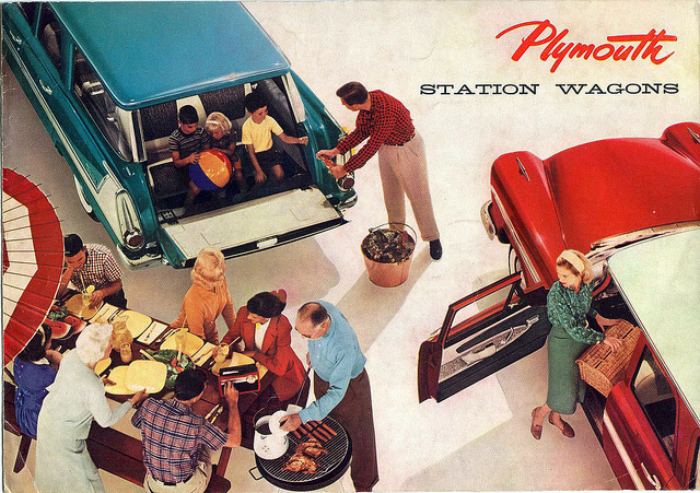 1958 Plymouth station wagon brochure cover