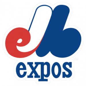 Montreal Expos sticker logo