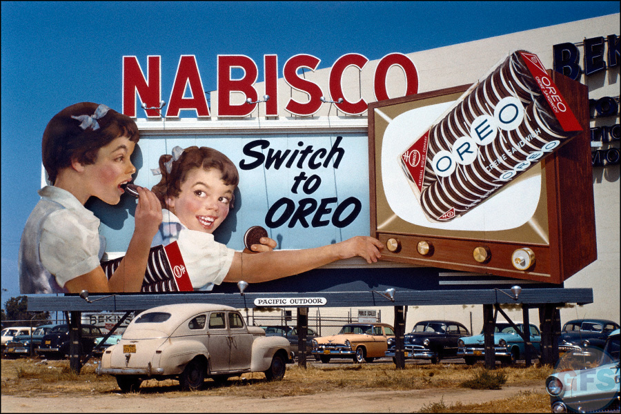 Beautiful Billboards #2: Oreo Cookies, 1950s