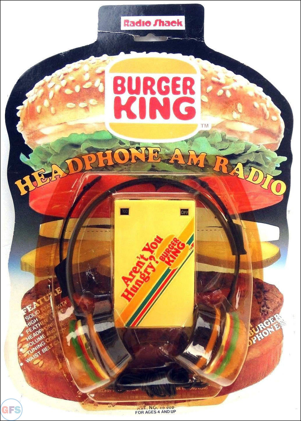 Vintage 1983 Radio Shack Burger King AM Radio