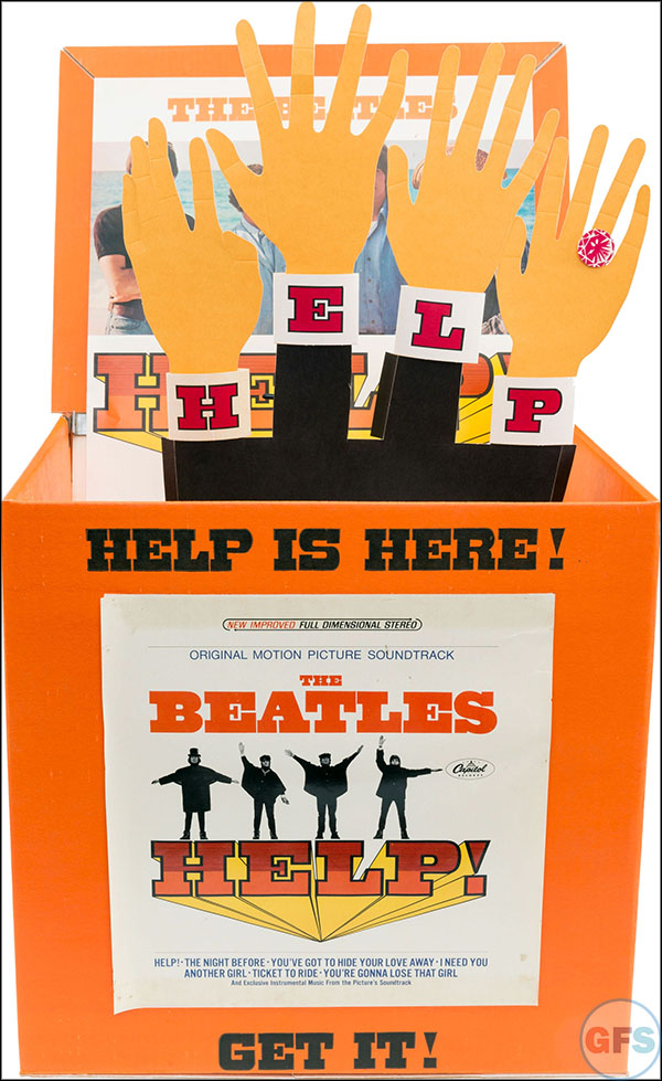 Beatles Help! Motorized Promotional Display (Capitol, 1965)
