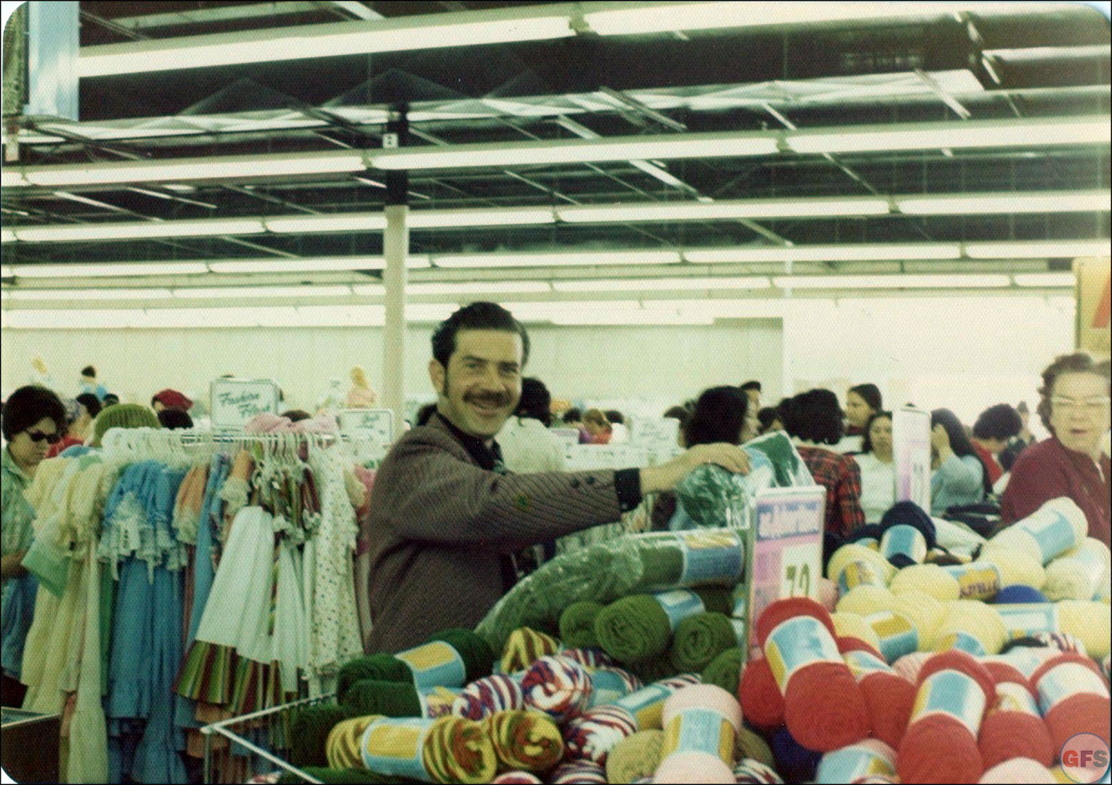 Found photograph of a Kmart in the 1970s
